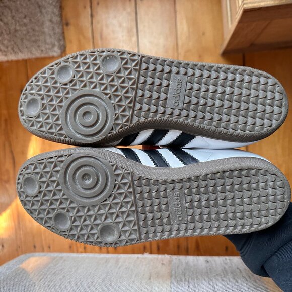 Adidas Samba OG Cloud White Core Black - Womens Sz 8 - Picture 6 of 7